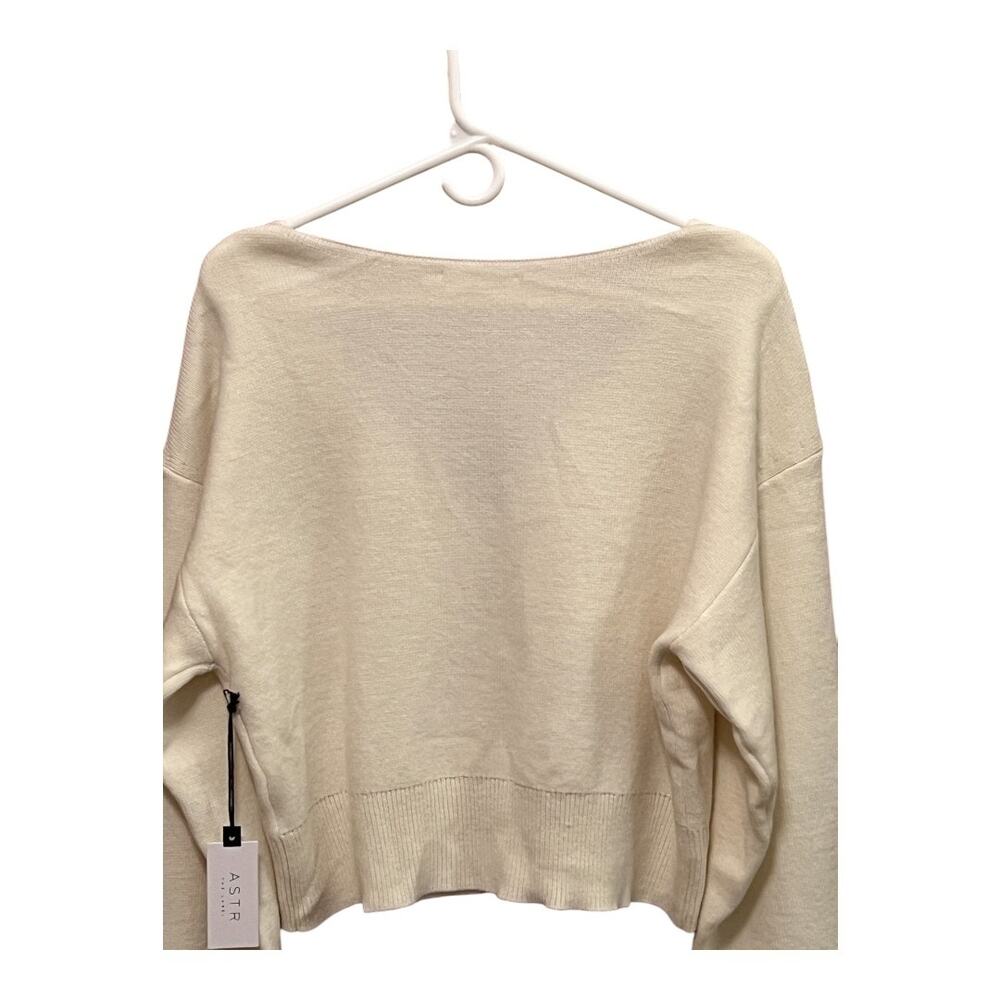 ASTR the Label Ivory Cardigan Sweater Size XL NWT - Picture 4 of 7